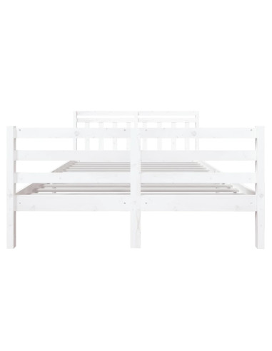 Giroletto Bianco 135x190 cm Double in legno Massello