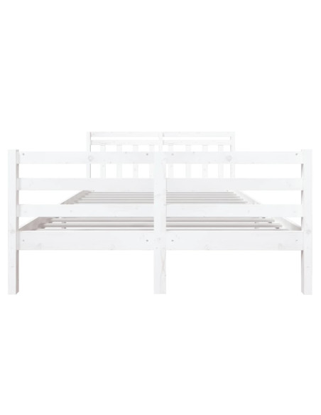 Giroletto Bianco 135x190 cm Double in legno Massello