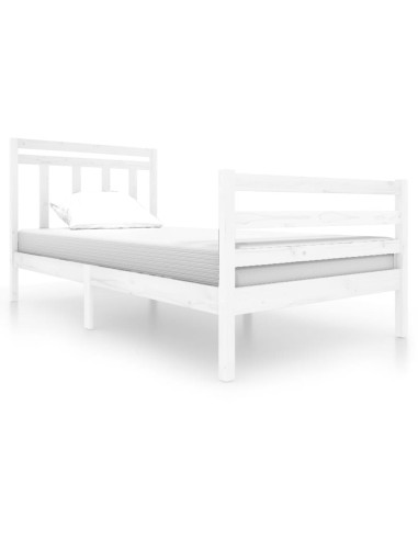 Giroletto Bianco in Legno Massello 100x200 cm