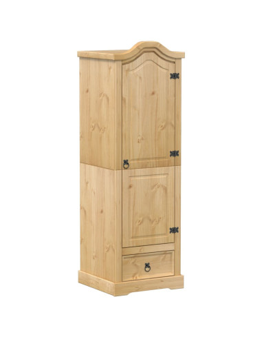 Armadio Corona 55x52x170 cm in Legno Massello di Pino