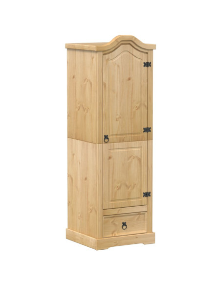 Armadio Corona 55x52x170 cm in Legno Massello di Pino
