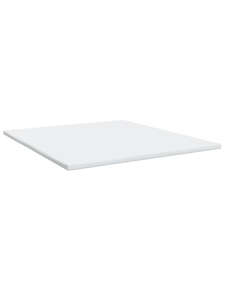 Giroletto a Molle con Materasso Grigio Chiaro 200x200cm Tessuto