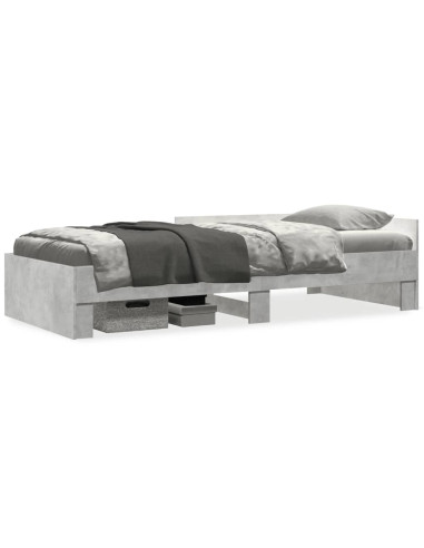 Giroletto Grigio Cemento 90x200 cm in Legno Multistrato