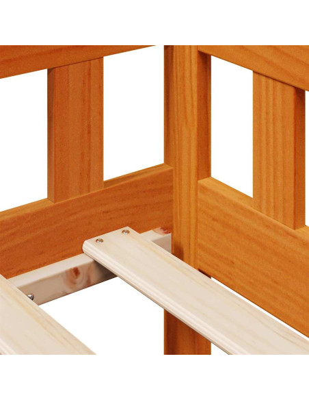 Divano Letto con Cassetti senza Materasso 90x200 cm Legno