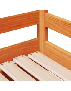 Dormeuse Letto Estraibile e Cassetti Marrone Cera 90x190cm Pino