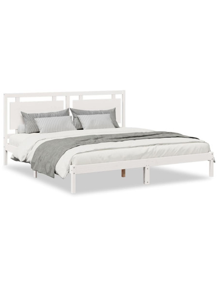 Giroletto Extra Lungo senza Materasso Bianco 200x210cm Massello