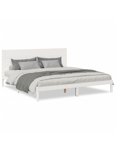 Giroletto Extra Lungo senza Materasso Bianco 200x210cm Massello