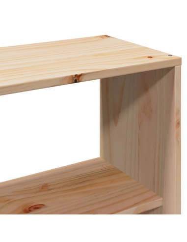 Letto Libreria senza Materasso 180x200 cm in Legno di Pino