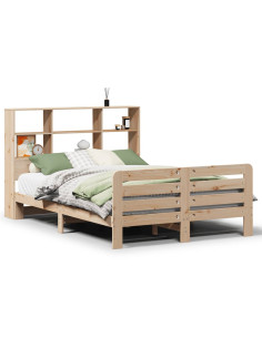 Giroletto senza Materasso 160x200 cm in Legno Massello di Pino