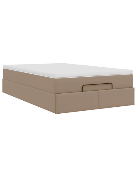 Struttura Letto Pouf con Materasso 120x200 cm Similpelle