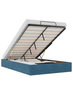 Struttura Letto Pouf Senza Materasso 120x190 cm Velluto