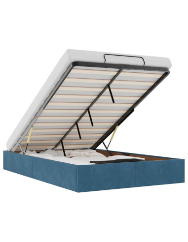 Struttura Letto Pouf Senza Materasso 120x190 cm Velluto