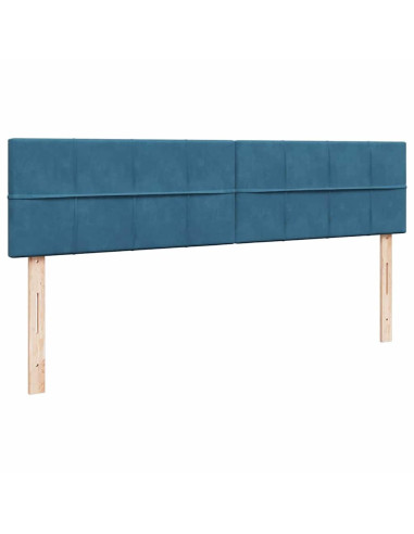 Struttura Letto Pouf con Materassi 160x200 cm Velluto