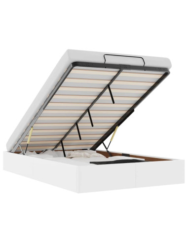 Struttura Letto Pouf senza Materasso 120x190 cm Similpelle