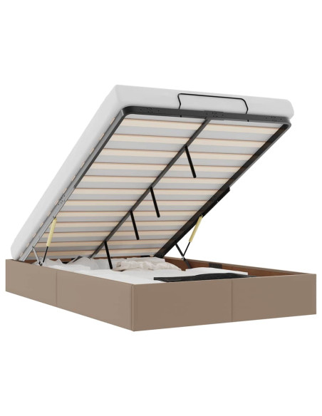 Struttura Letto Pouf senza Materasso 120x200 cm Similpelle