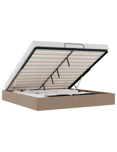 Struttura Letto Pouf senza Materasso 160x200 cm Similpelle