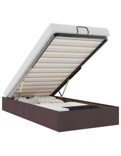 Struttura Letto Pouf senza Materasso 80x200 cm in Tessuto