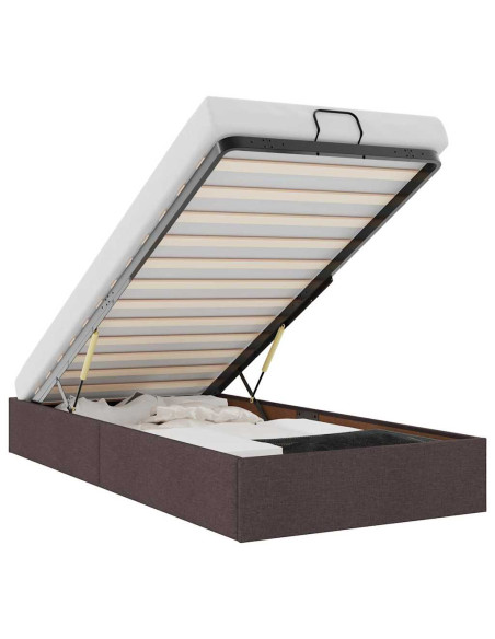 Struttura Letto Pouf senza Materasso 80x200 cm in Tessuto