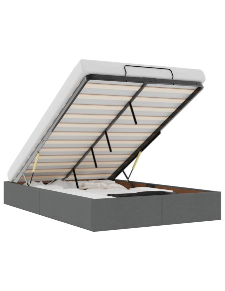 Struttura Letto Pouf senza Materasso 80x200 cm in Tessuto