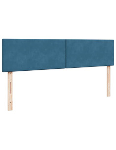 Struttura Letto Pouf con Materassi 160x200 cm Velluto