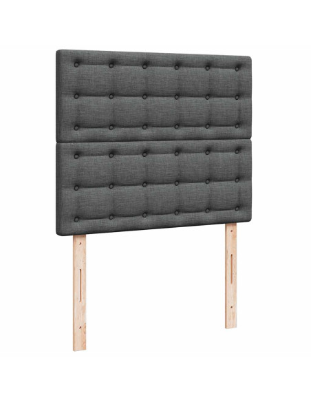 Struttura Letto Pouf con Materasso 80x200 cm in Tessuto