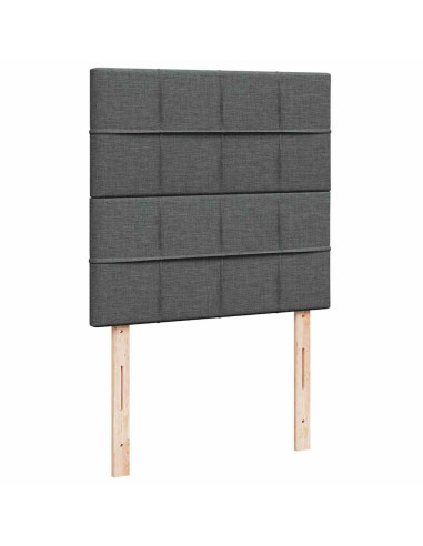 Struttura Letto Pouf con Materasso 90x190 cm in Tessuto