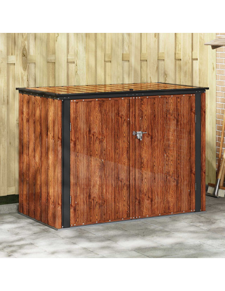 Scatola di Stoccaggio per Giardino Marrone