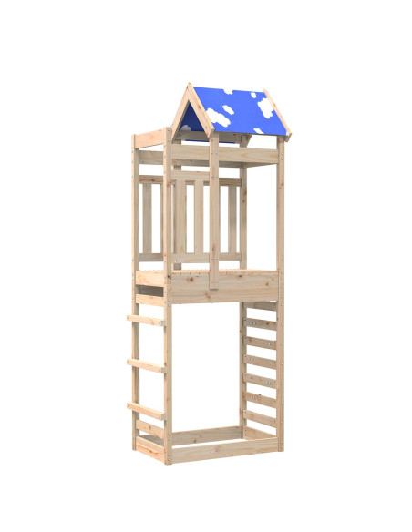 Torre da Gioco Marrone 85 x 52,5 x 239 cm Pino massello