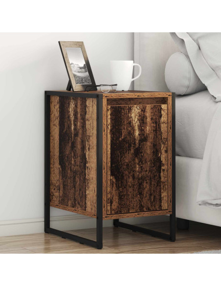 Comodino 2 pcs Legno vecchio 39,5 x 30 x 50 cm