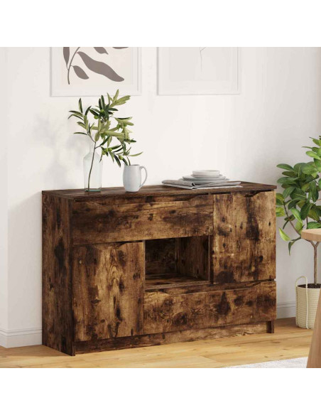 Credenza Rovere fumé 100 x 30 x 65,6 Legno multistrato