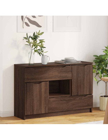 Credenza Rovere Marrone 100 x 30 x 65,6 Legno multistrato