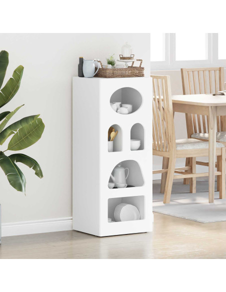 Credenza Bianco 40 x 35 x 100,5 cm Legno multistrato