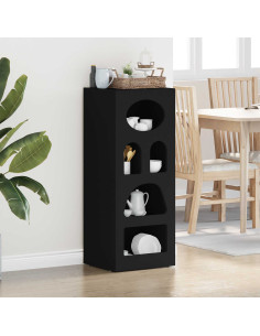 Credenza Nero 40 x 35 x 100,5 cm Legno multistrato