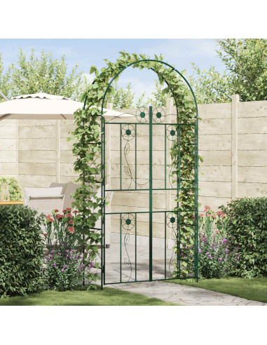 Arco da Giardino Tinta unita Verde 115 x 37 x 226 cm