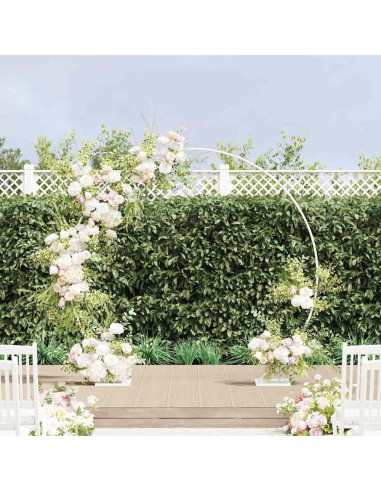 Arco Nuziale Bianco 220 x 45 x 200 cm Acciaio