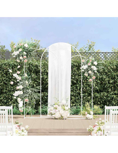 Arco Nuziale 3 pcs Bianco Acciaio