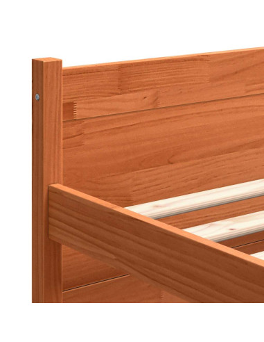 Struttura del letto Marrone cerato 205.5 x 95.5 x 51 cm