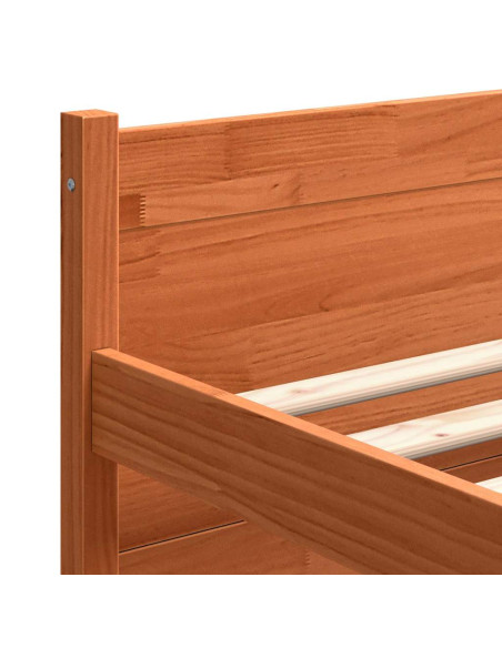 Struttura del letto Marrone cerato 205.5 x 95.5 x 51 cm