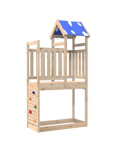 Torre da Gioco Marrone 110.5 x 52.5 x 215 cm Pino massello