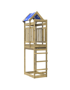 Torre da Gioco Marrone Legno Impregnato Solido