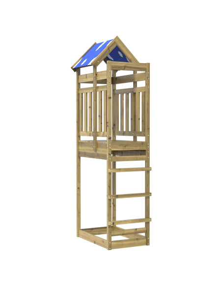 Torre da Gioco Marrone Legno Impregnato Solido