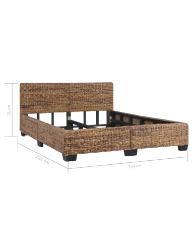 Giroletto in Rattan Naturale 140x200 cm