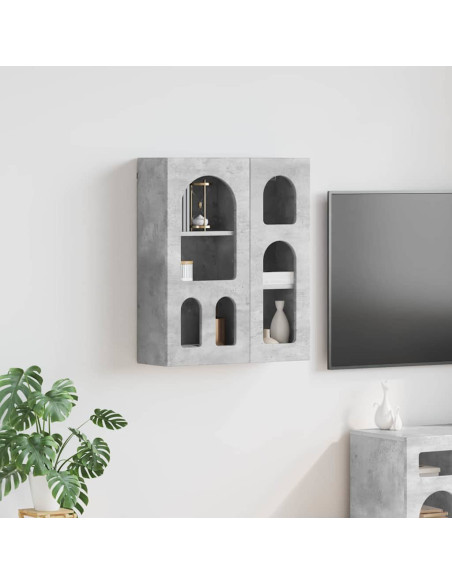 Armadio pensile Grigio cemento 59 x 20 x 71.5 cm