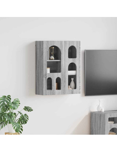 Armadio pensile con lo scaffale Grigio Sonoma 59 x 20 x 71.5 cm