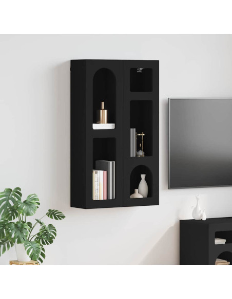 Armadio pensile Nero 59 x 20 x 100 cm Legno multistrato