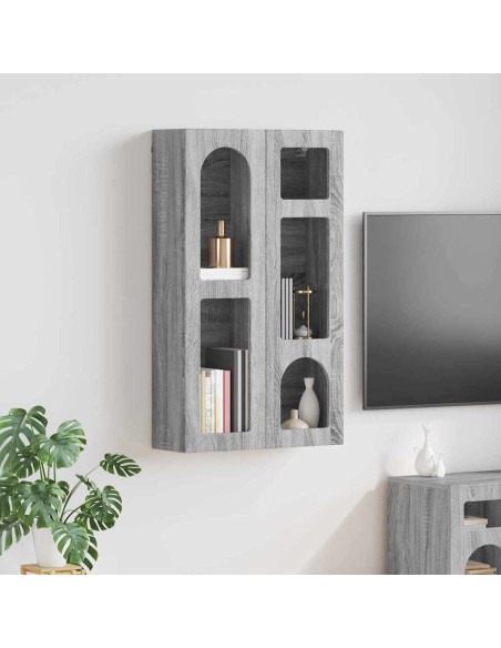 Armadio pensile con lo scaffale Grigio Sonoma 59 x 20 x 100 cm