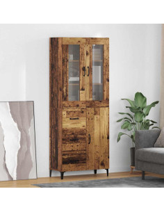 Credenza Legno vecchio 69,5 x 34 x 180 cm Legno multistrato