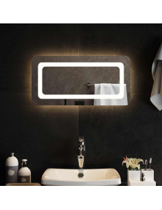 Specchio da Bagno con Luci LED 60x30 cm