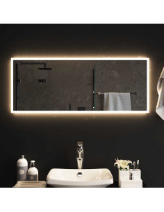 Specchio da Bagno con Luci LED 100x40 cm