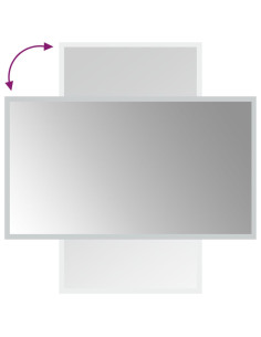 Specchio da Bagno con Luci LED 40x70 cm